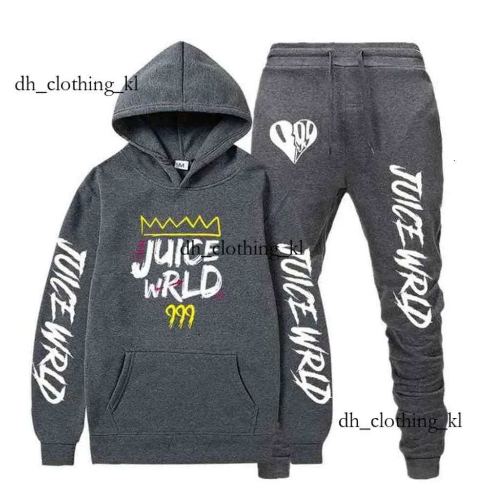 Designer Juice Hoodies Festa Sude Pantaloni SUDIE DONNE DONNA HIP HOP HARAJUKU Trap Rap Pullover a due pezzi Set di Sudaderas Juicewrlds Shirt Hoodie 35