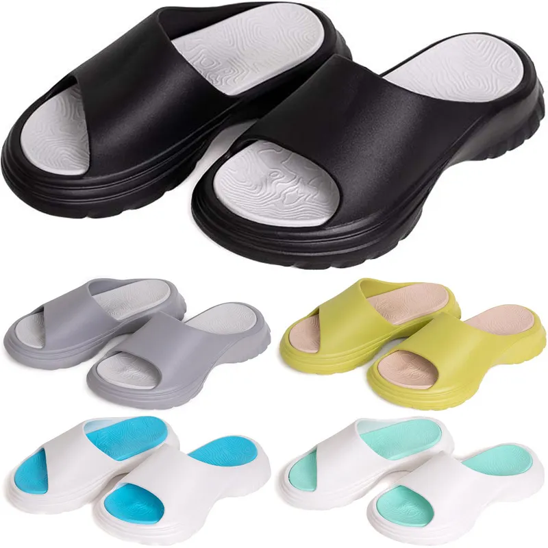 Livraison gratuite designer glissades sandales slipper sliders for gai hommes femmes sandales glissez pantoufle mules chaussures pour hommes pantoufles entraîneurs color26