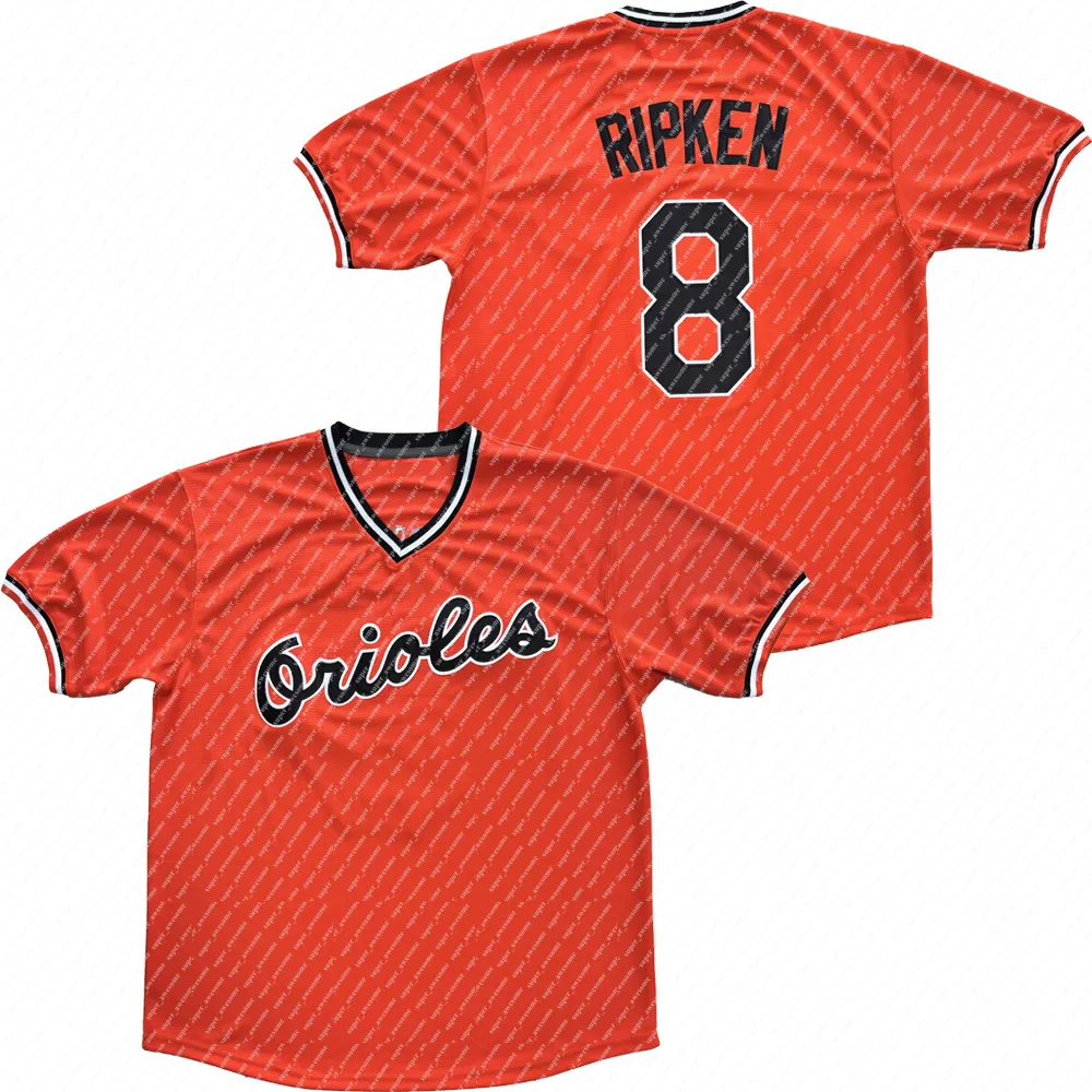 Stitched Cal Ripken Jr. 2001 Orioles Baseball Shirt In White