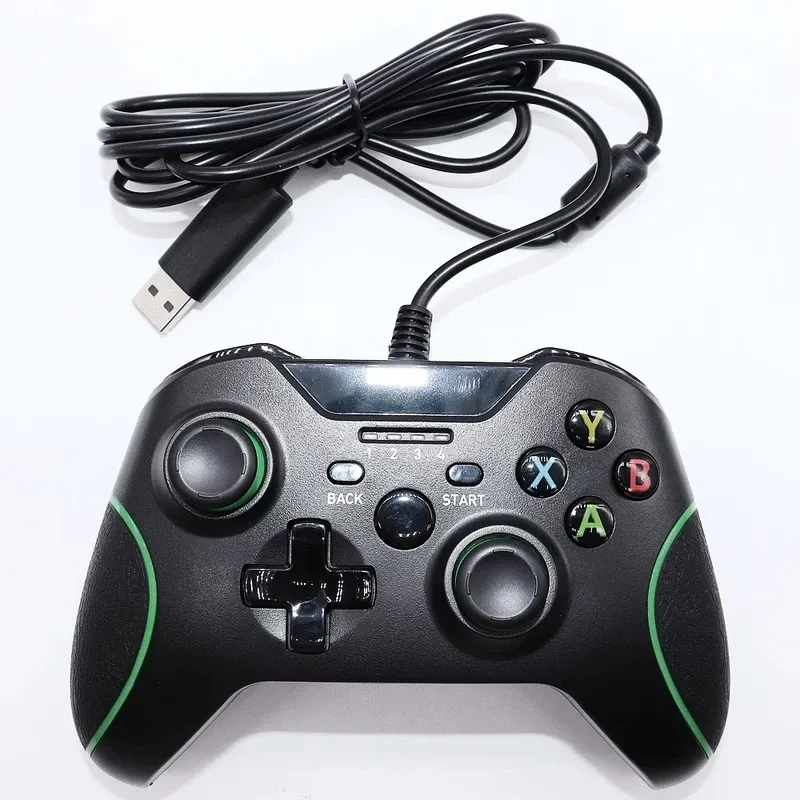 ゲームパッドXbox Oneコントローラー用のHot USB Wired GamePad Control PC/Windows用のジョイピッド電話のジョイスティックゲームアクセサリーJoytickゲームコンソール