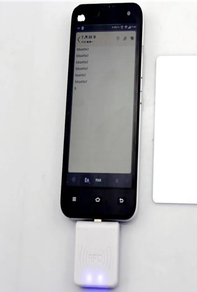 Factory Direct New Android Phone планшет 1356 МГц ISO 14443A RFID Reader Plug Play USB R65C 3PCS M1 Cards5983461