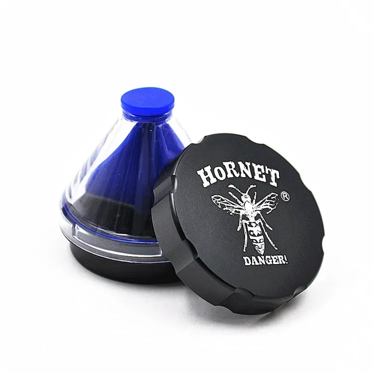 New Hornet Grinder Herb Grinders 50mm Herb Tobacco Grinders Funnel Shape Clone Metal Aluminum Alloy Smoking DHL