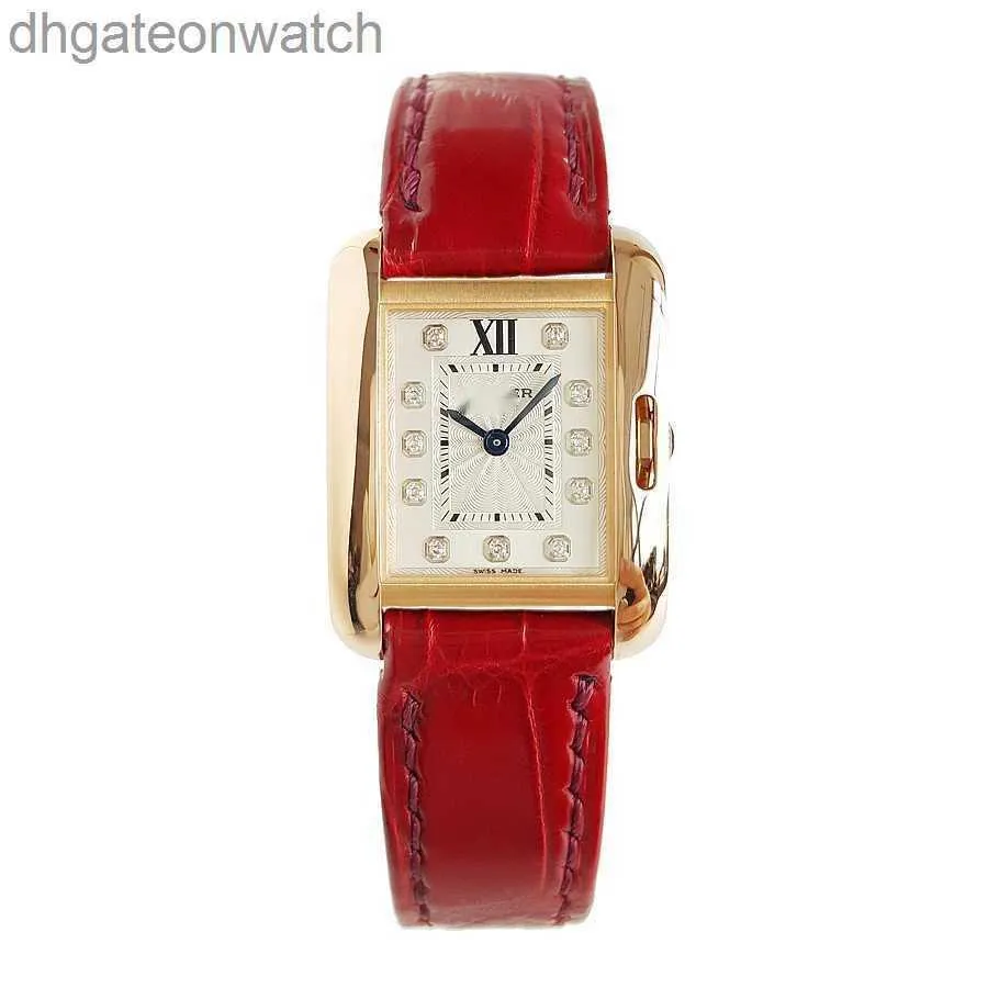Luxury Fine 1to1 Watch Carter Womens Watch Carter Tank Series 18K Rose Gold Quartz Watch Women Classic Chronograph Watch