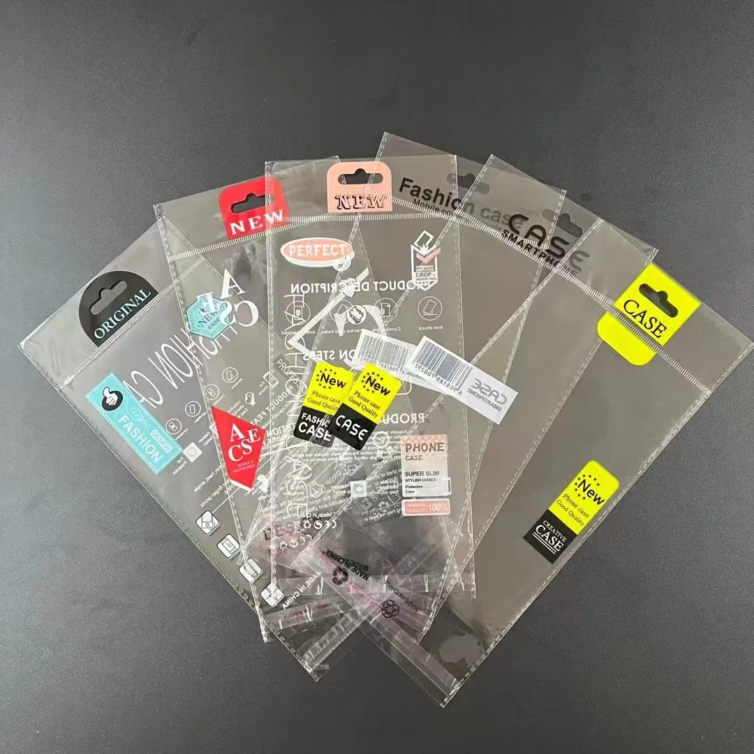 Verpackungsbeutel 10.5*21 cm klarer Opp -Selbstkleberbeutel Günstige Preis Wasserdichte Plastiktüten für Telefonkoffer Schutzhelefonbeutel