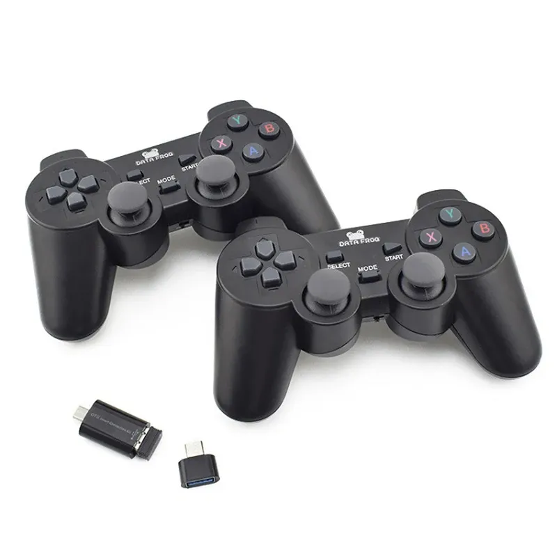 GamePads 2.4 g kontroler bezprzewodowy gamepad Android Joystick Joystick z konwerterem OTG na smartfon z Androidem na tablet PC Smart TV Box