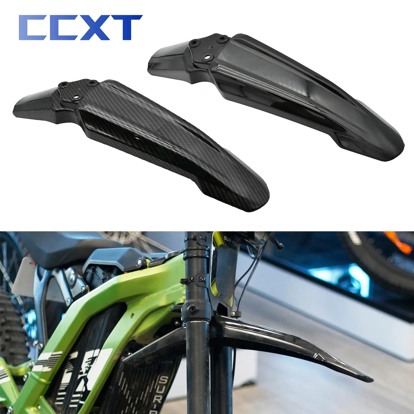 Motorfiets Voorkant Fender Mudguards voor Sur Ron Surron Light Bee X S Elektrische fiets DNM KKE FASTACE FORK Universal Y240410