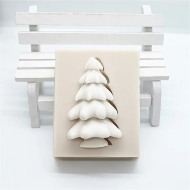 Baking Moulds Luyou 3D Christmas Tree Silicone Resin Molds Pastry Fondant Mould Wedding Accessories FM006 Cake Decoration Tools Kitchen