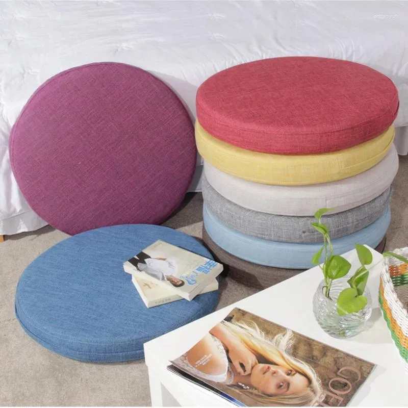 Kudde avtagbar och tvättbar rundstolens hushållsmeditation förtjockande japansk stil säte