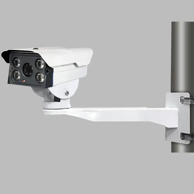 System Outdoor Exterior Wall Corner Bracket for Cctv 5mp Ahd 8mp Poe Ip Security Camera Mounting Steady Support Waterproof Aluminum