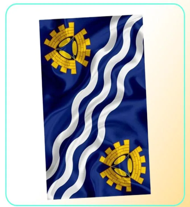 Merseyside vlag Hoogwaardige 3x5 ft Engeland County Banner 90x150cm Festival Party Gift 100D Polyester indoor Outdoor Gedrukte vlaggen3944545