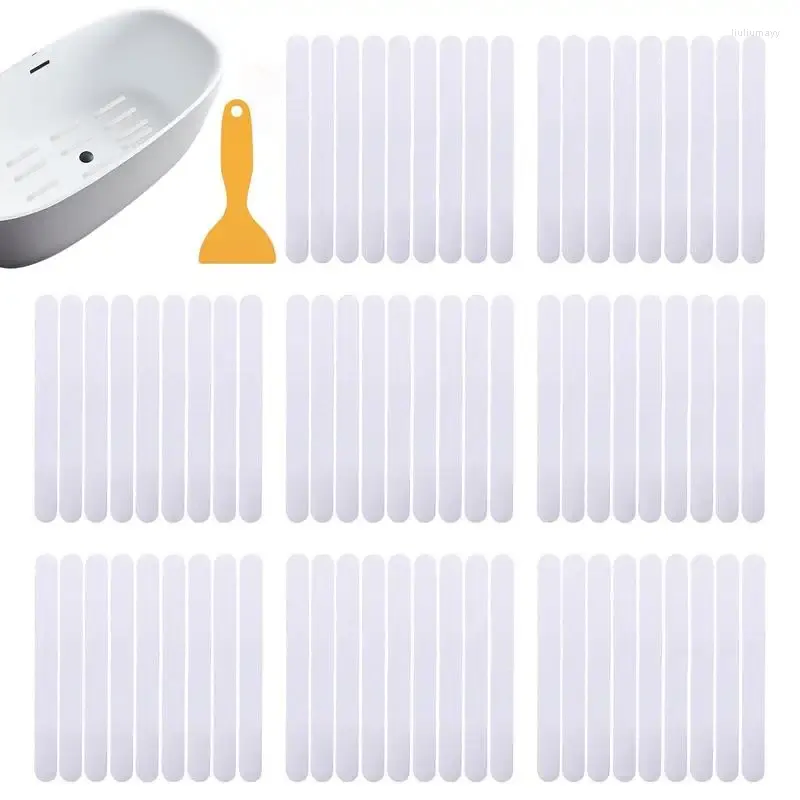 Bath Mats Anti-Slip Shower Strips Adhesive Non Slip Safety 72 Pcs Clear Anti-Skid Treads Tape Stickers For Steps