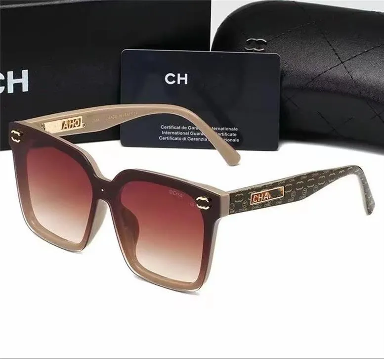 okulary przeciwsłoneczne kanał luksusowe szklanki słoneczne designerskie okulary przeciwsłoneczne dla kobiet