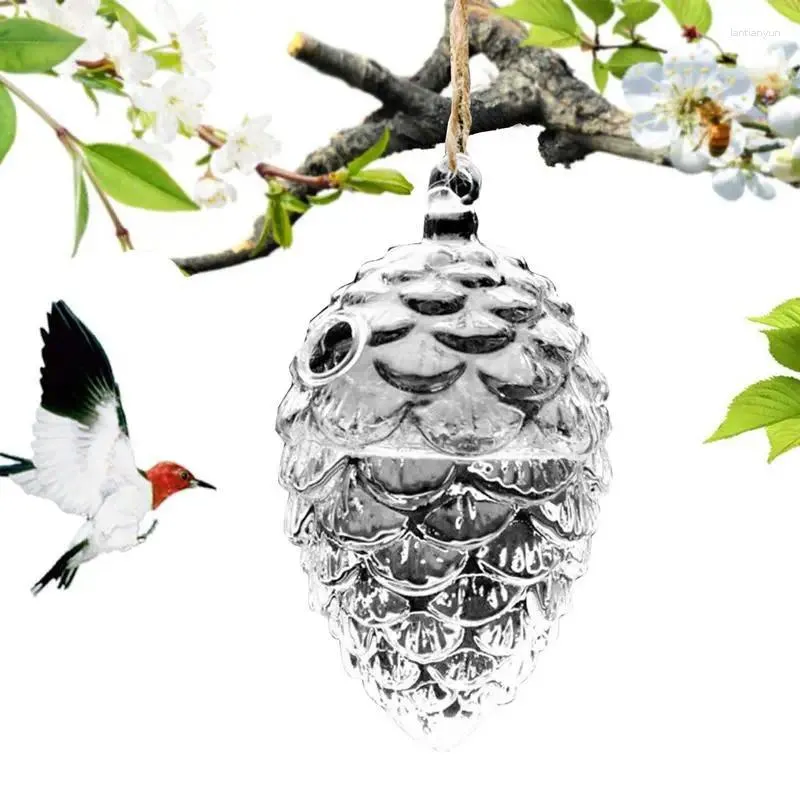 Andra fågelförsörjningar glas kolibri matare bakgård trädgård vild för utanför