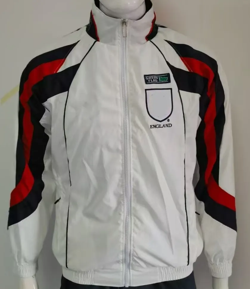 ジャケット・アウター England track jaket England Heritage Woven Track Jacket - Black - Mens