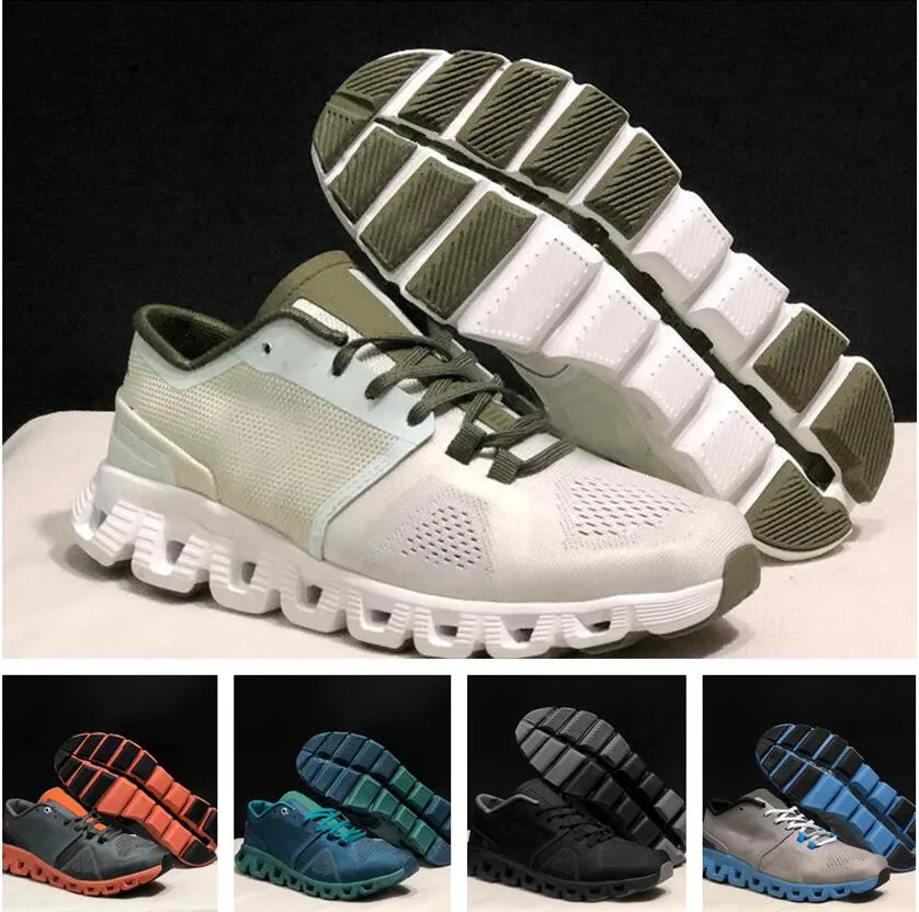 X1 Running Shoe Mesh Sneakers Lätt njut av män Kvinnor Hitta dina löpare Yakuda Store Glacier Olive Stormtide Aloe White Neon White School Daily Outfit