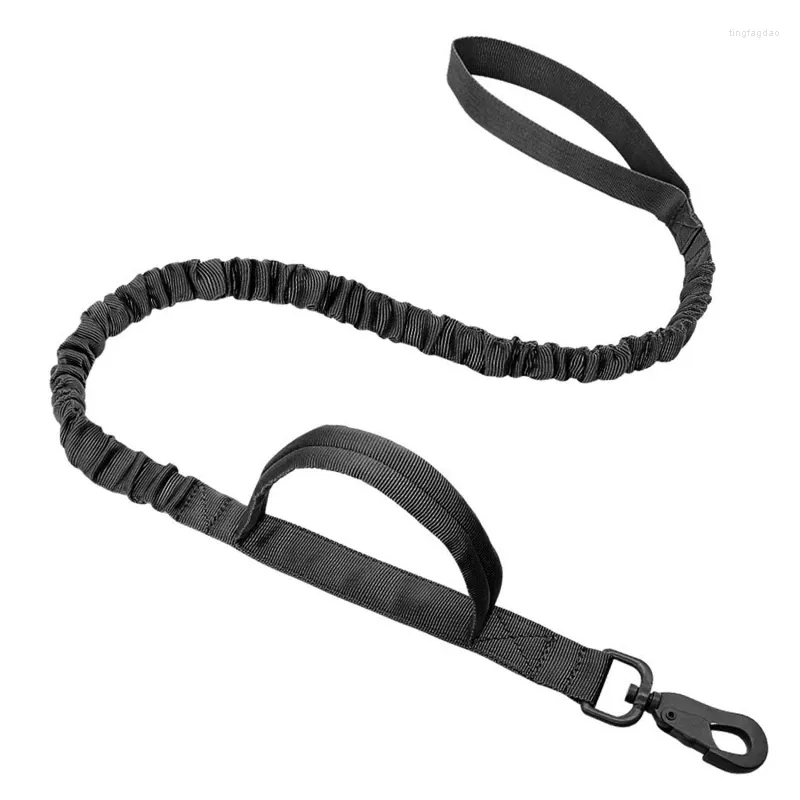 Hondenkragen zware tactische bungee riem geen pull absorberende pet riemen met auto -veiligheidsgordel voor grote honden