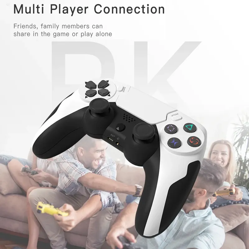 GamePads Game Handle P4 Wireless Gamepad Bluetooth 4.0 Game Controller met gevoelige TouchPad Upport P3 P4 PC Win 7 8 10 Platforms