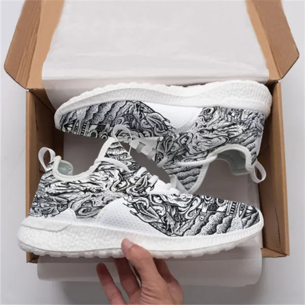 Designer douane schoenen DIY voor heren dames mannen trainers sport gai sneakers schoen aangepaste groothandel kleur87