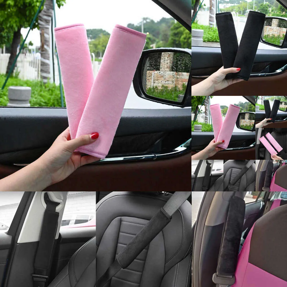 New New Upgrade 2Pcs Car Seat Belt Covers Insurance Shoulder Cushion Pad For Kids Children Adults Youth Seatbelt Auto Interior Accessories