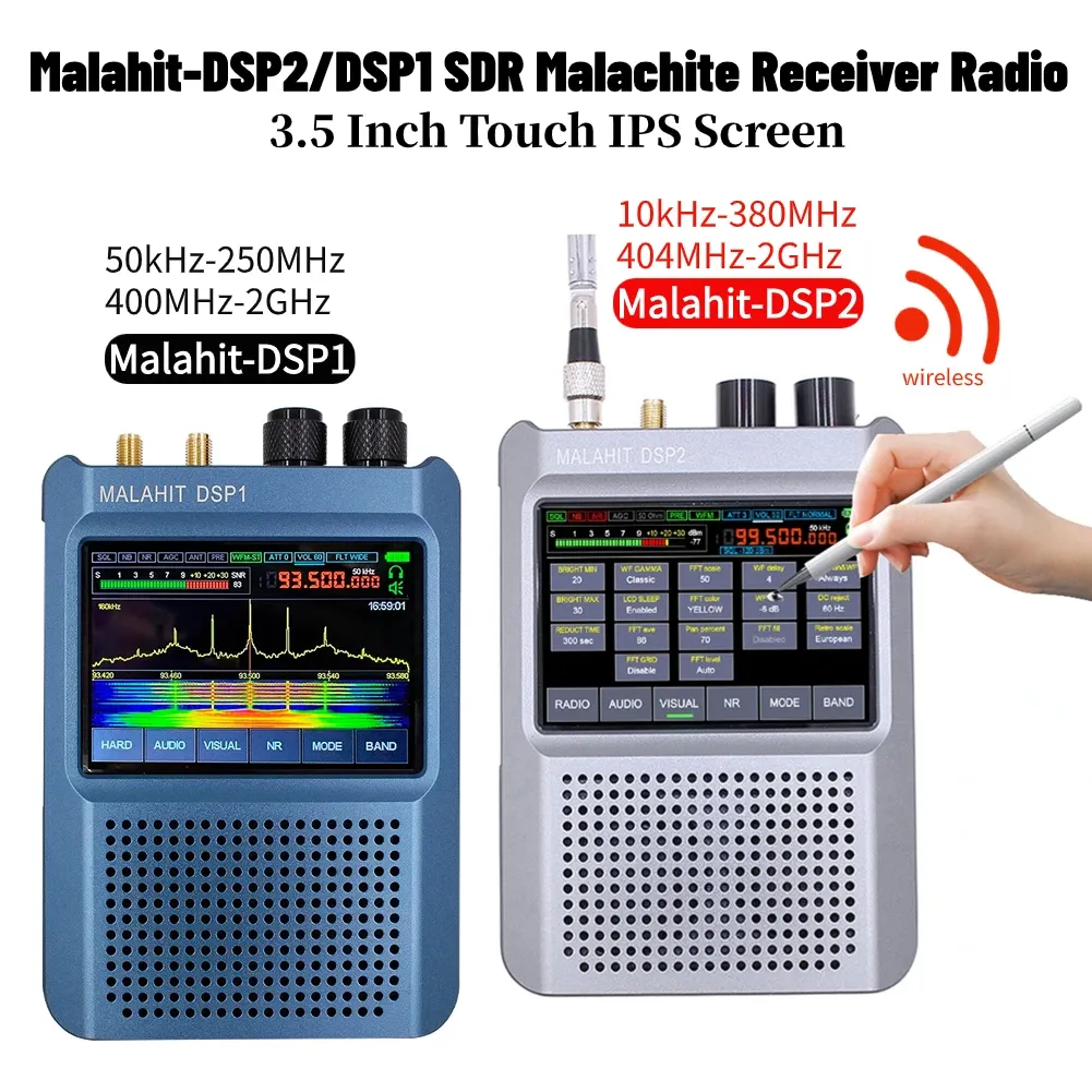 Radio Malahitdsp2/MalahitdSP1 SDR Malachite Radio z 5000 mAh Regulowane baterię filtra Malachite SDR Radio