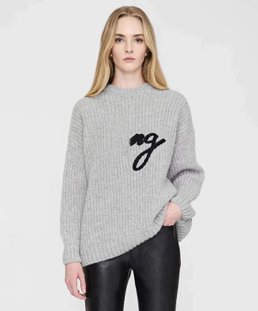 Aluime 24aw TN Designer Wool Knitted Rachel Zoe Sweater High 