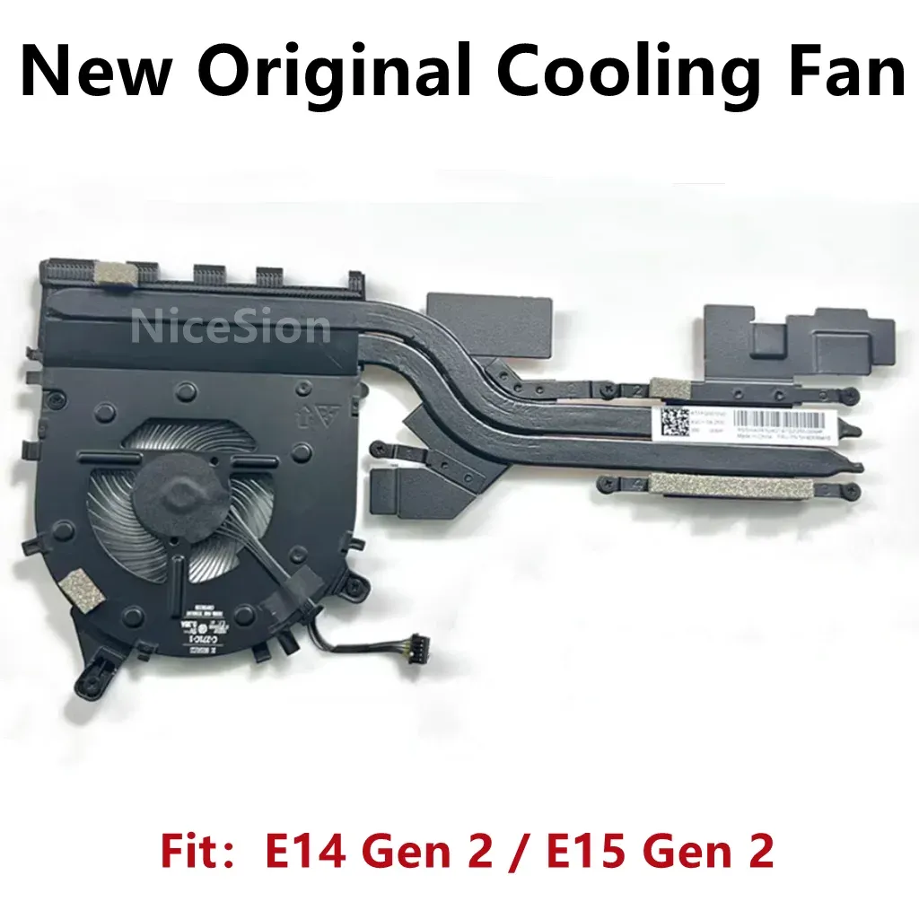 PADS Nuovo Fanking del ventilatore di raffreddamento originale per Lenovo ThinkPad E15 E14 Gen 2 Laptop 5H40X89410 5H40X89412 Discreto Graphicsmx450