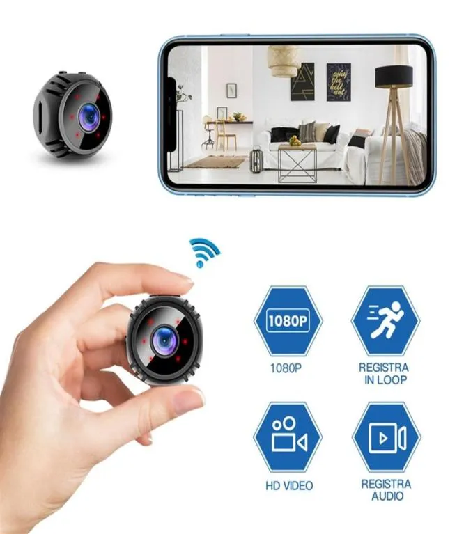Altri prodotti di sorveglianza Piccolo telecamera nascosta wireless WiFi Monitoraggio di sicurezza antitheft 300 000 pixel 8G128 GB Memoria Expans8631609