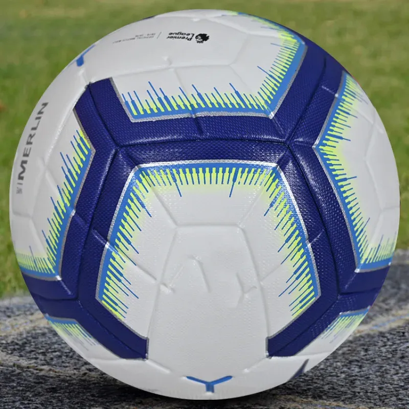 Resmi Boyut 5 Football Pu Termal Bond Sakinsiz Futbol Top Yetişkinler İç Mekan Dış Mekan Eğitim Maç Topu kayma Anti-Slip Footy Ball 240403