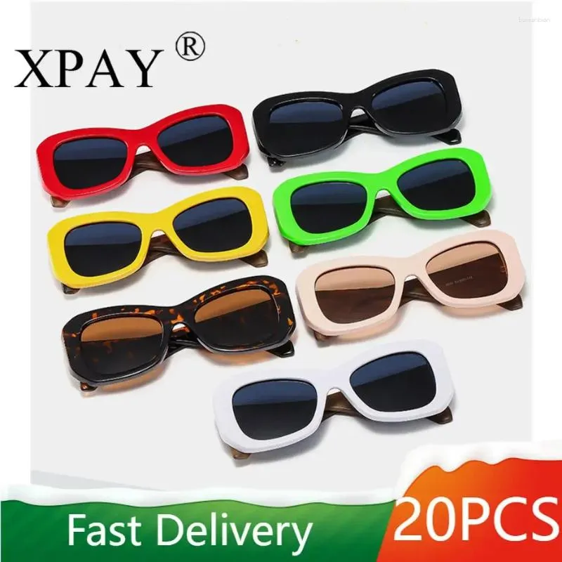 Party Supplies 20PCS Wholesale Bulk Items Lots Sunglasses Trendy Multicolor Shades Luxury Women Sun Glasses Designer X11443