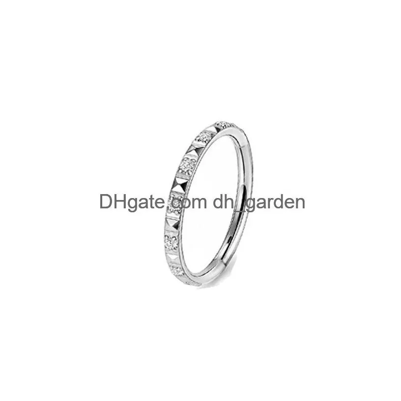 Pärlstav diamant anti allergi rostfritt stål näsring stud skruvar ros boll piercing ringer kvinnor smycken will och dandy gif dhgarden dh8d6