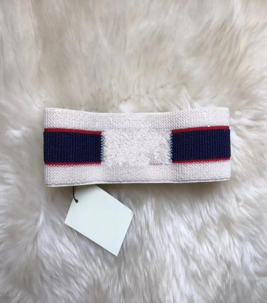 Brand Elastic Stirnband für Frauen und Männer Qualität Brand Green und Rot gestreifte Haarbänder Kopfschal für Kinder Headwraps1148599