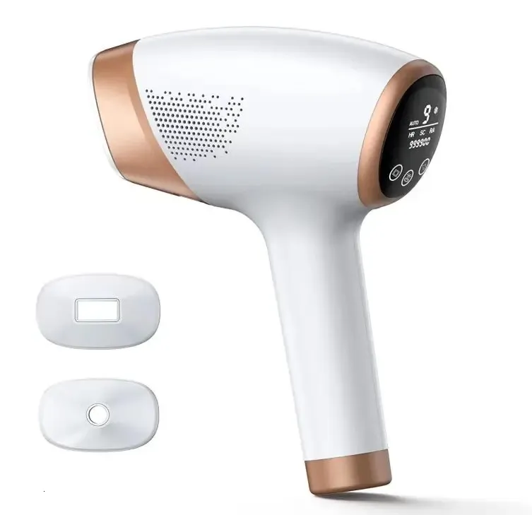 9 Zahnrad LED Touch Haarentferner Gerät Haut Verjüngung Akne Entfernung Saphir IPL Haarentfernung Eiskühlung 240409