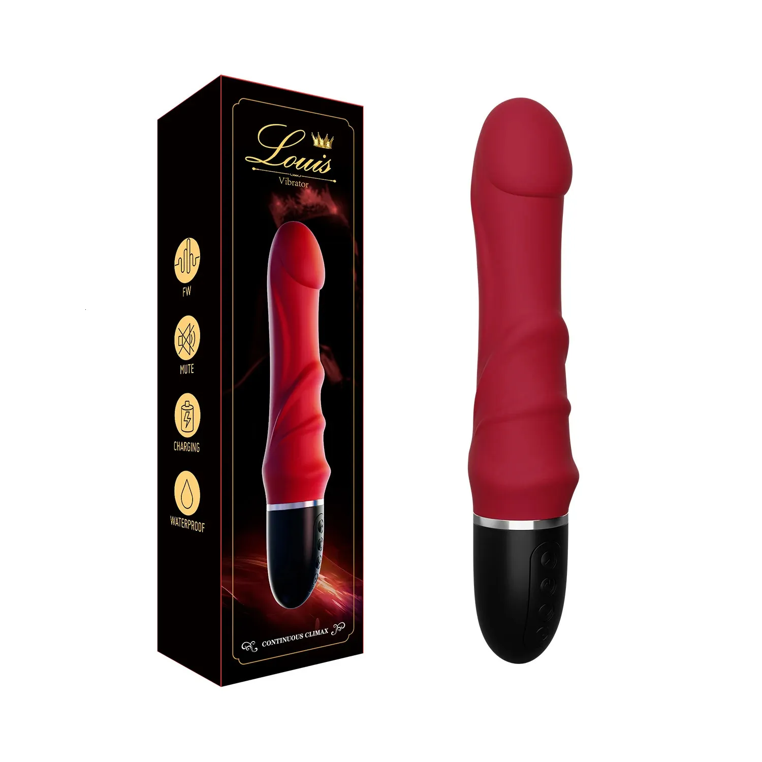 Énorme Big Dildo Vibrator Vaginal Massager Female Masturbator pour les couples Sex Toys for Women Orgasm puissant vibration 240401