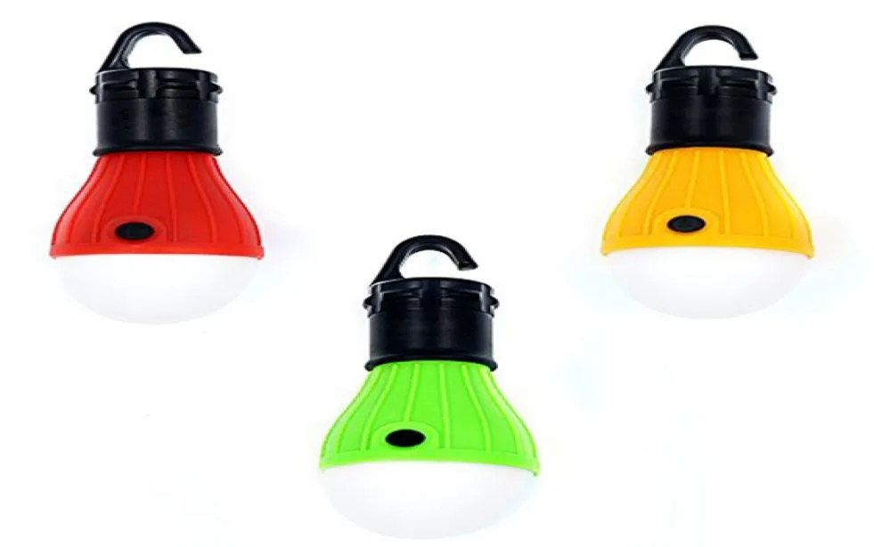 3packs LED Tent bulbe lanterne portable Light de nuit d'urgence pour le camping randonnée pêche à l'éclair extérieur rouge vert 8454734