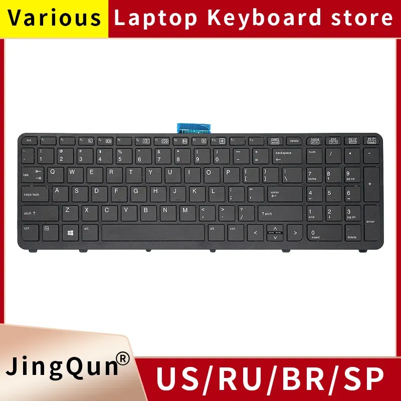 Claviers Nouveau clavier d'ordinateur portable russe américain pour HP ZBOOK 15 G1 G2 ZBOOK 17 G1 G2 HSTNNC77C 733688001