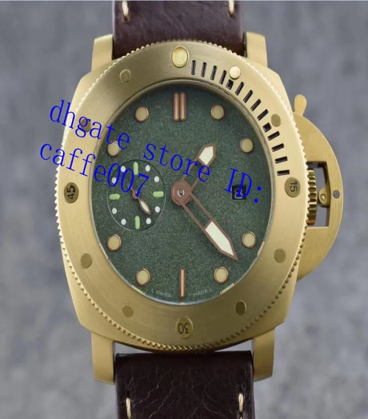 Top Quality Watches 47mm Submersible Pam Rubber Bands Mechanical Automatic Mens Men039s Watch Wristwatches 7791648612