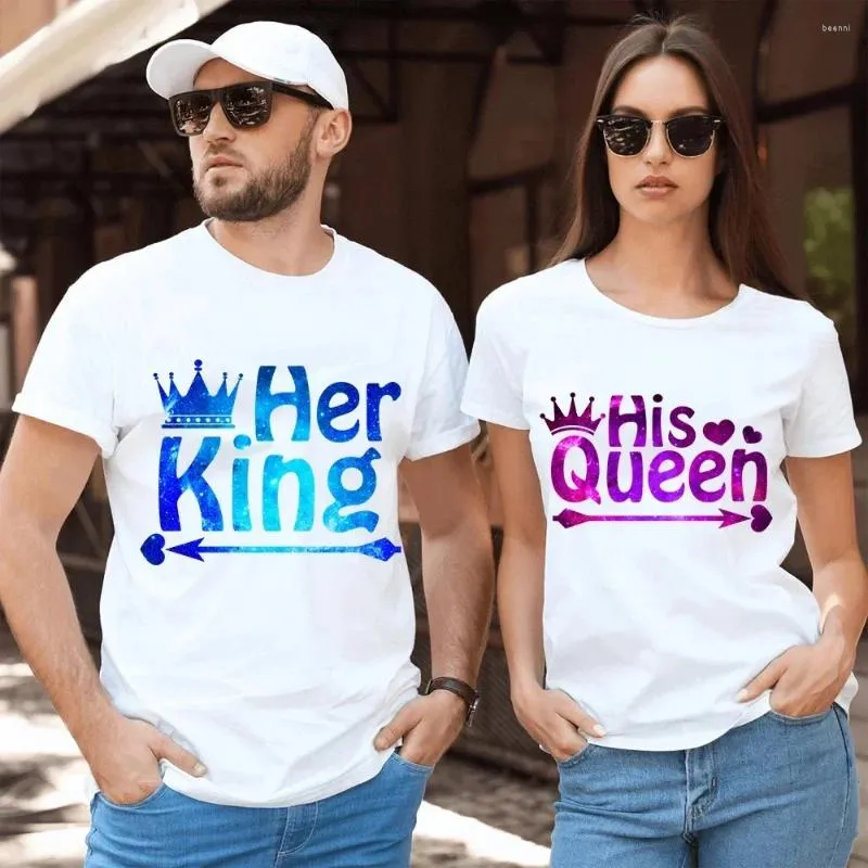 Camisetas de las camisetas para mujeres para pareja y2k top masculina camiseta vintage ropa para mujeres ropa a juego de verano