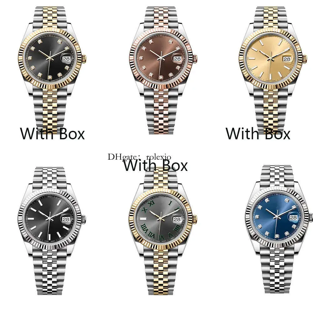 W1_SHOP Luxury Designer Watches Women and Mens Wath 41mm 36mm 31mm 28mm Mechanical Watch Waterproof Luminous Wristwatches Montre de Luxe 006 79