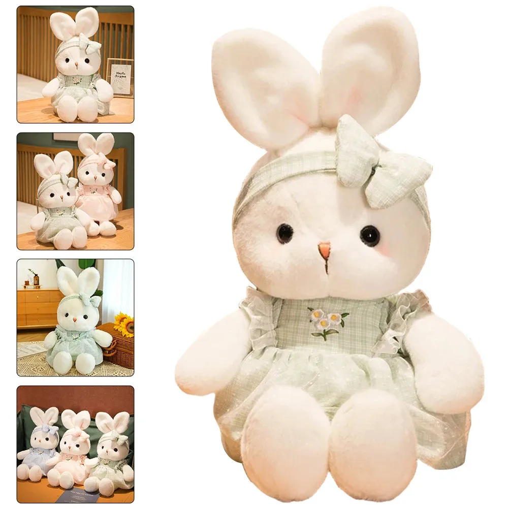 Realistic Plush Rabbit Toy, Kawaii Bunny Stuffed Animal, Kids