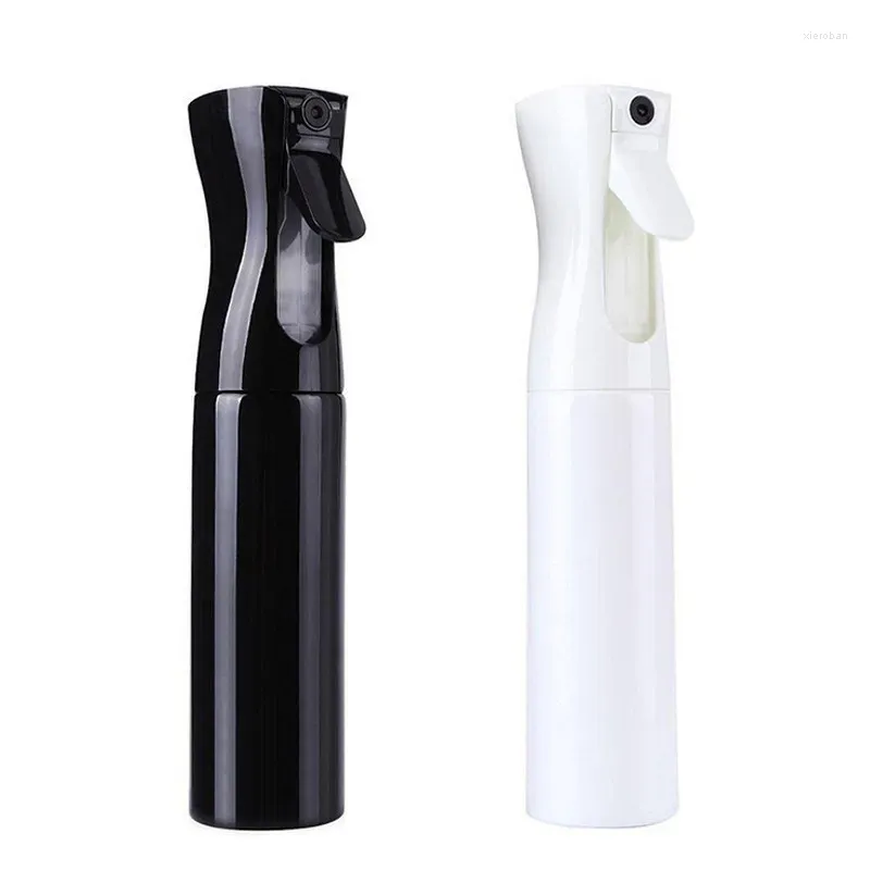 Storage Bottles 300ML Salon Hairdressing Spray Bottle High Pressure Continuous Atomizer Barber Styling Press Water Hair Care Tools