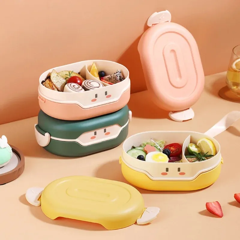 Boîte à lunch BPA BPA BOXES Bento Microwave Dingeware Aliments Rangement de rangement Aliments Coutette Soup Boîte à lunch pour les enfants