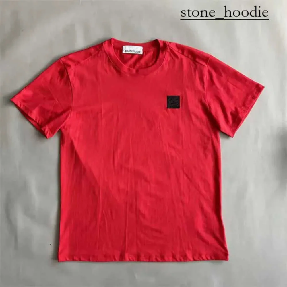 ストーンズアイランドTシャツラグジュアリーファッションデザイナーTシャツメンズTシャツ高品質のコットン刺繍ストーン有名なブランドTシャツソフトレディースショートスリーブシャツ6348