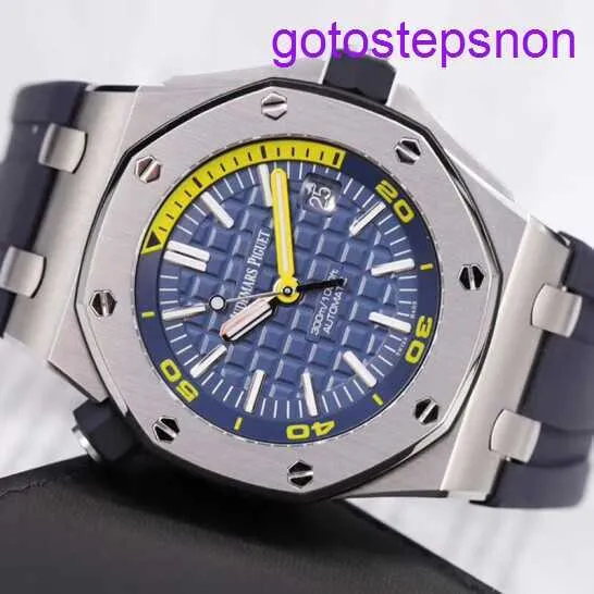 Highend AP Wrist Watch Royal Oak Series 15710ST OO Precision Steel 42mm Gauge Automatique mécanique montre A027CA.01 / Face bleu