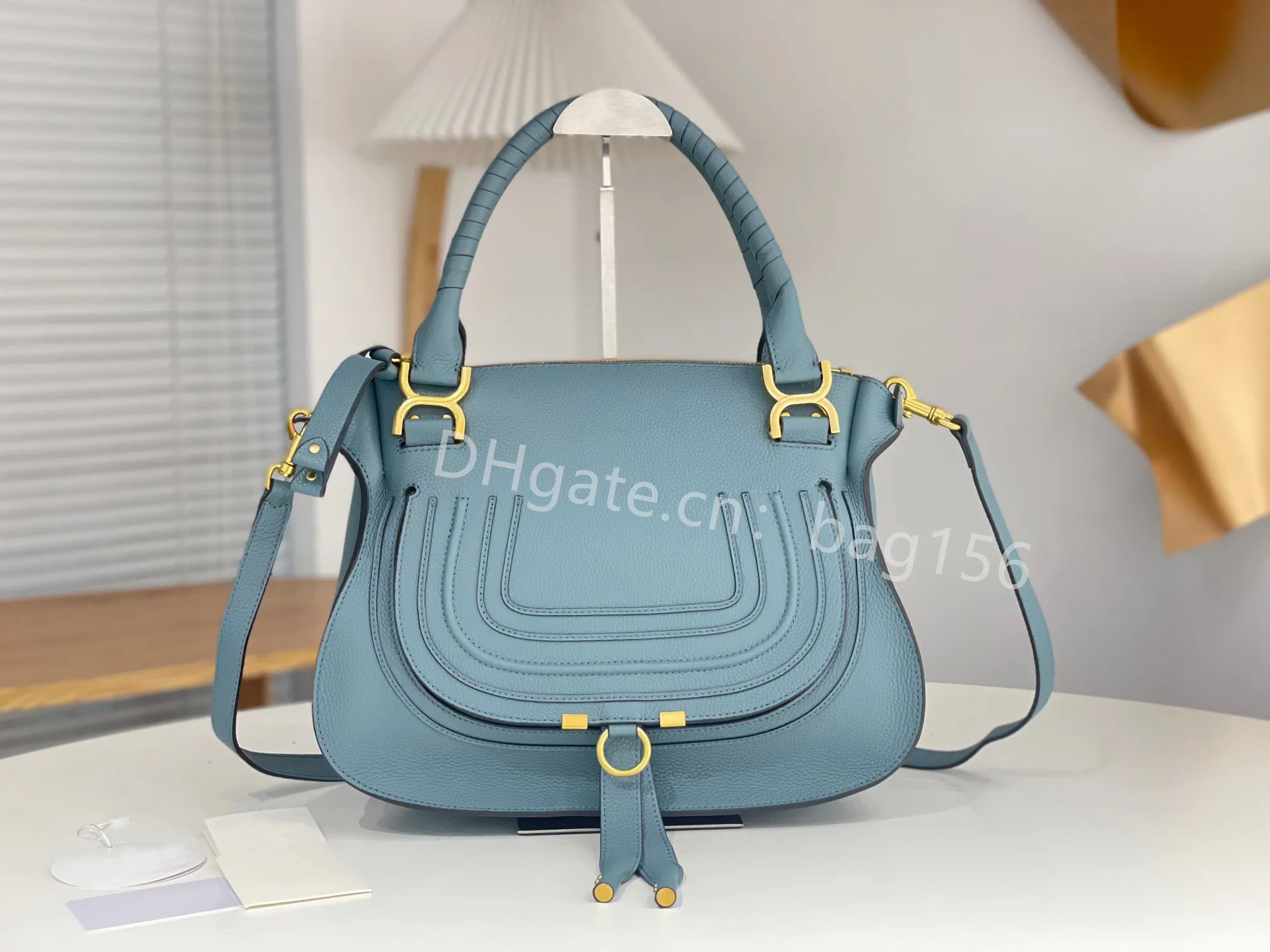 Clutch Flap Marcie Small Saddles Bag 10a Mirror Luxury Designer Famous Wholesale Justerbara axelremmar Handväska Kohidsläder Kvinnor Tote Crossbody Bag