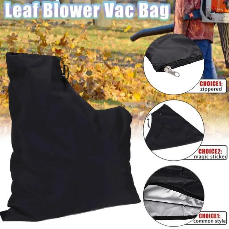 Storage Bags Universal Leaf Blower Bag With Zip Design Falling Vacuum Bottom Perfect Compatibility Yard Leaves Outdoor Garden Tool