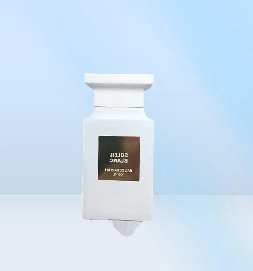 Topp neutral EDP -parfym för kvinnor 100 ml Display Sampler Soleil Blanc varaktiga doft Obegränsad charm av den högsta versionen Fast5569963