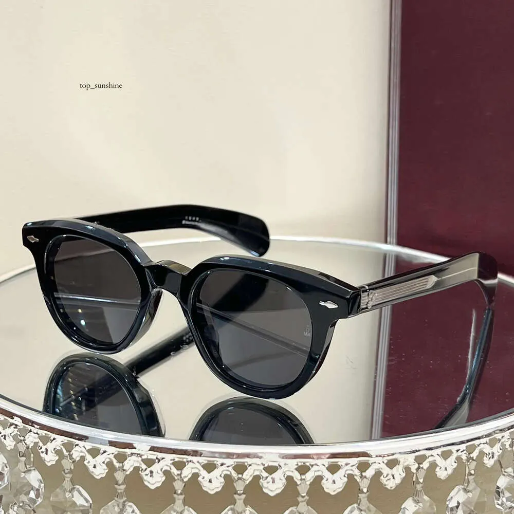 Nya designer solglasögon för kvinnor män unisex glasögon övre handgjorda glasögon 10mm plank solglasögon retro hulya glasögon med låda