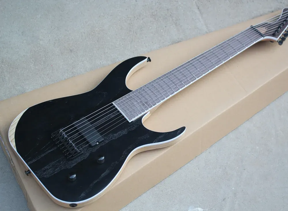 Kabels 8 Strings Electric Guitar met Rosewood Benebord, Black Hardware, bieden aangepaste service