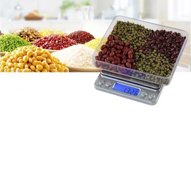 Échelles de cuisine domestique 200G 500G001G3000G01G POCKEMENT DIGIQUE POIDS POIDS ÉCHANGE ELECTRONIQUE G oz CT GN Precision6921671