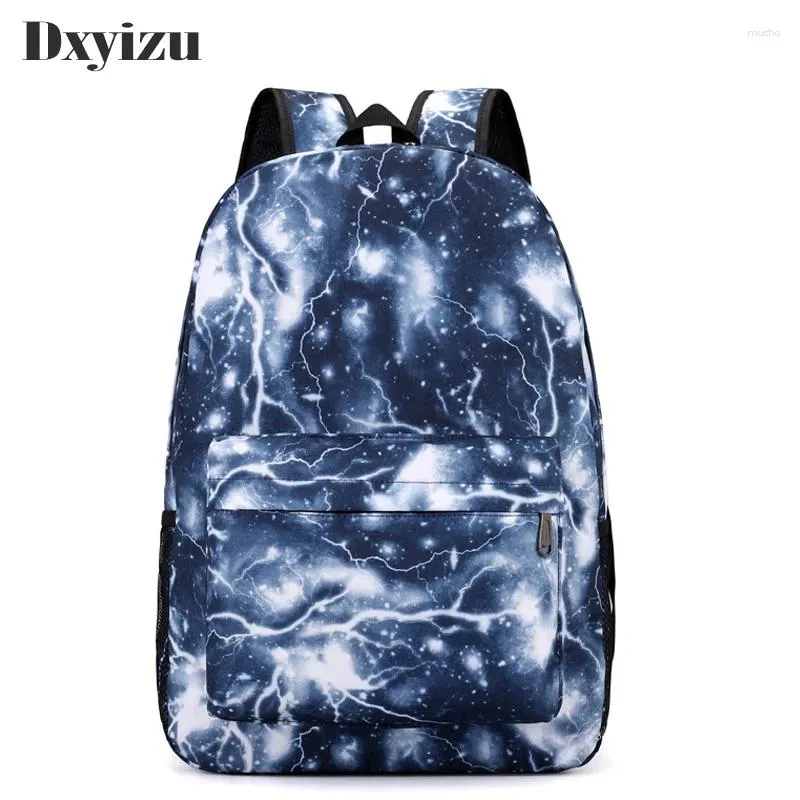 Sac à dos loisir Starry Sky sacs à dos unisex bookbags grandes capacités pour ordinateur portable Fashion Fashion Galaxy Schools pour filles